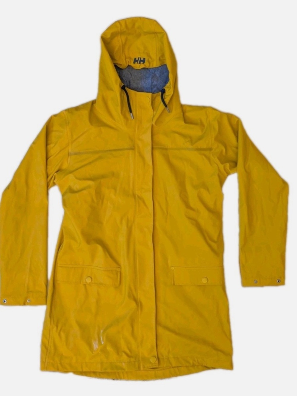 Women’s Helly Hanson Moss Waterproff Yellow Hooded Rain Coat